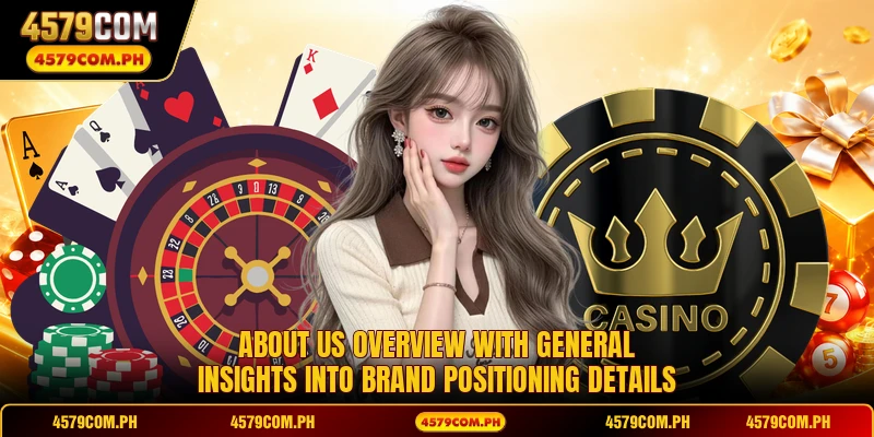 About Us overview with general insights into brand positioning details
