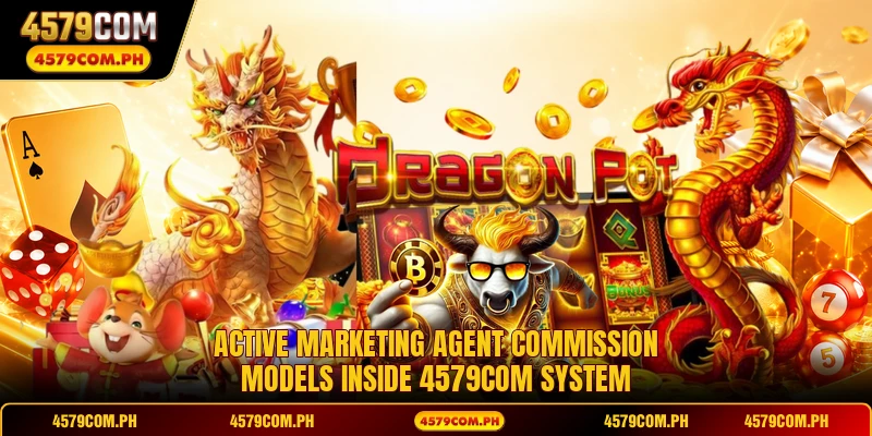 Active marketing agent commission models inside 4579COM system
