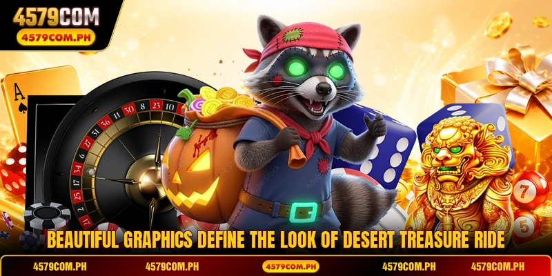 Beautiful graphics define the look of Desert Treasure Ride