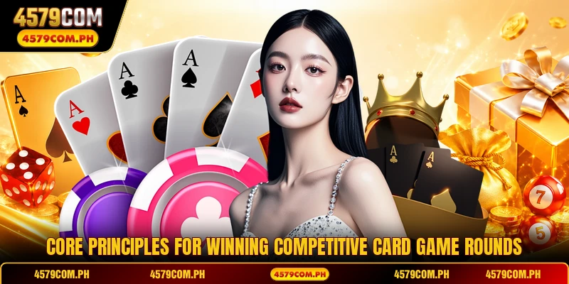 Core principles for winning competitive card game rounds