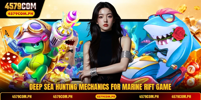 Deep sea hunting mechanics for Marine Rift game