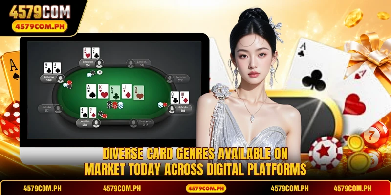 Diverse card genres available on market today across digital platforms