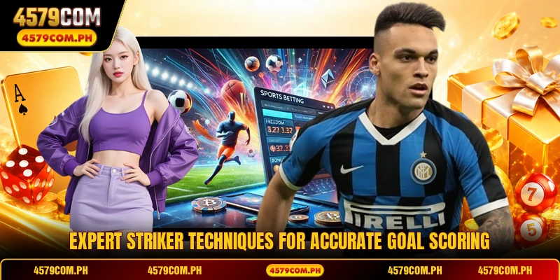Expert striker techniques for accurate goal scoring