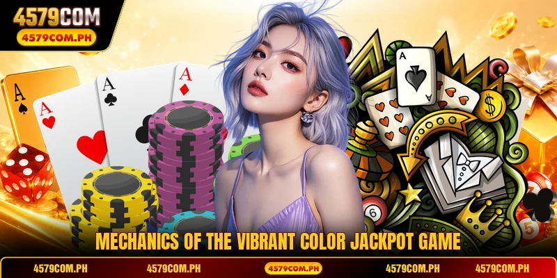 Mechanics of the vibrant Color Jackpot game