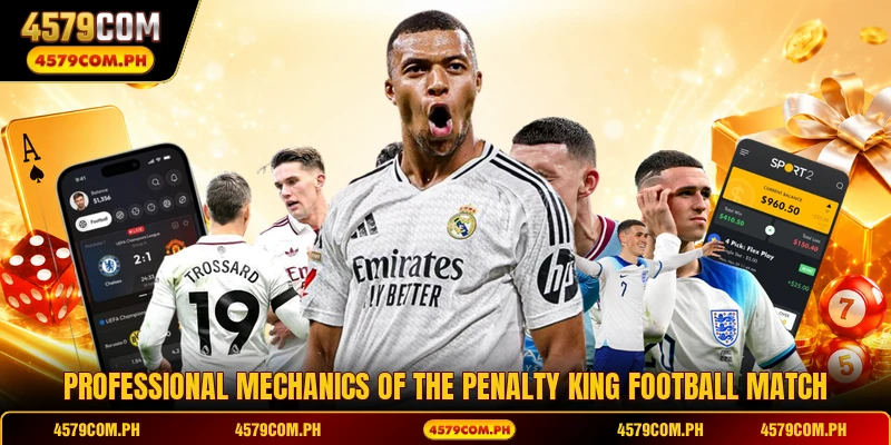 Professional mechanics of the Penalty King football match