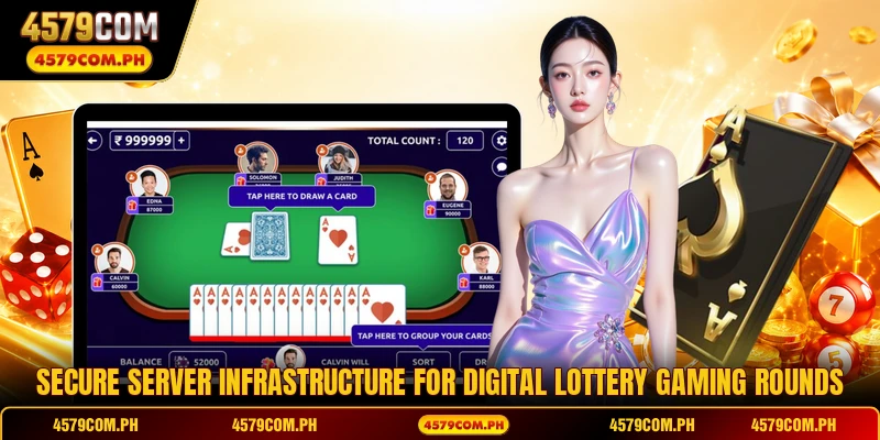 Secure server infrastructure for digital lottery gaming rounds