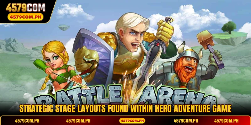 Strategic stage layouts found within Hero Adventure game