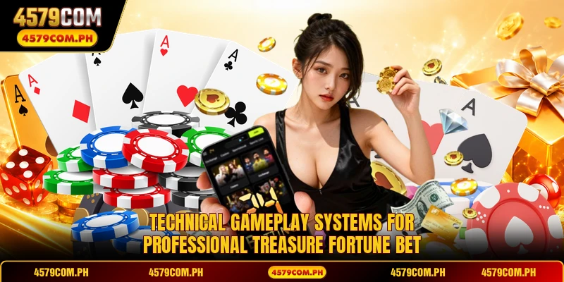 Technical gameplay systems for professional Treasure Fortune Bet