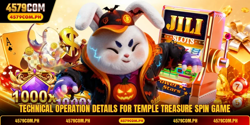 Technical operation details for Temple Treasure Spin game
