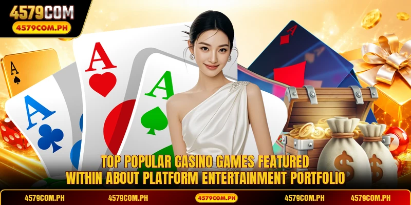 Top popular casino games featured within About platform entertainment portfolio